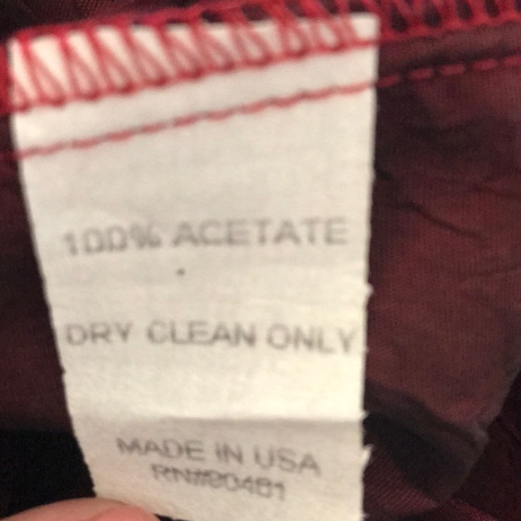 Long Burgundy Dress SM - Picture 5 of 6